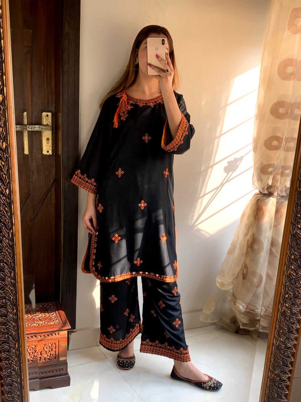 Mirror Work Embroidery 2Pc